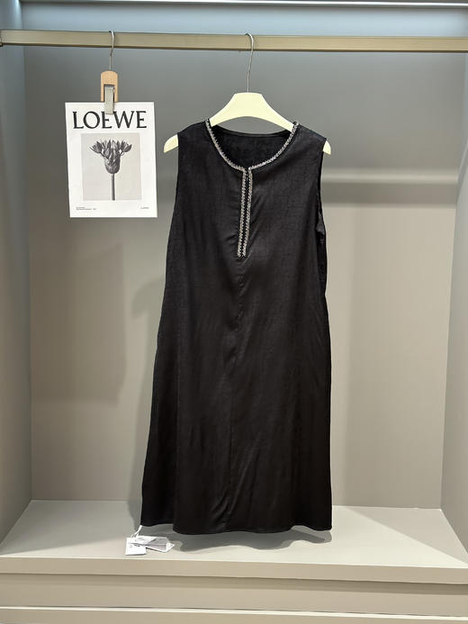 古法龟裂纹岭南瑰宝气质天丝混纺连衣裙 商品图7