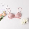 丁摩 真丝文胸女新款薄款无钢圈胸罩无痕桑蚕丝少女三角杯内衣套装13007 商品缩略图7