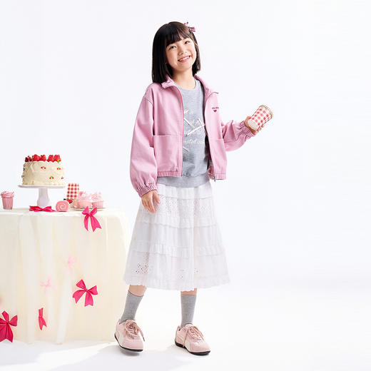 【实体店同款】女童梭织夹克外套秋季新款安奈儿童装AG535033 商品图3