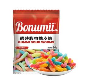 宝奴咪酸砂彩虫橡皮糖80g