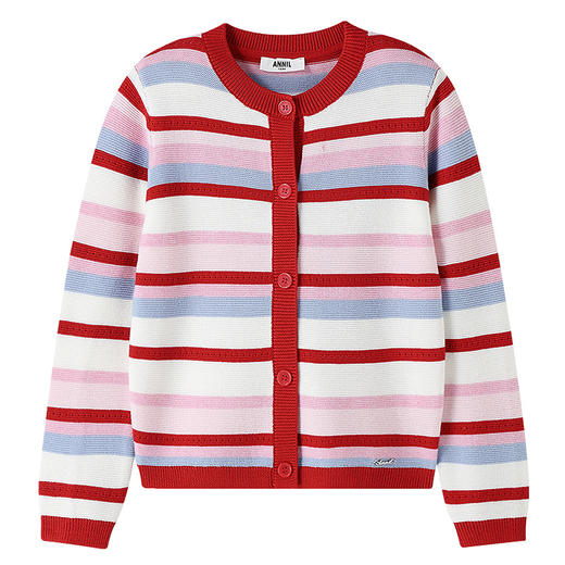 【实体店同款】女童针织开衫秋季新款安奈儿童装AG534128 商品图5
