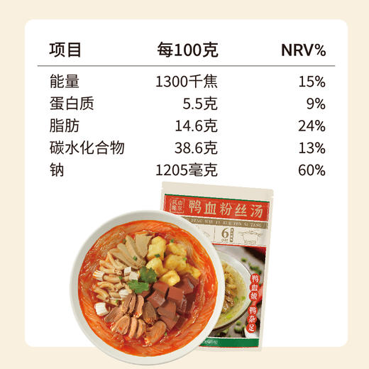 南京冠生园鸭血粉丝 商品图5