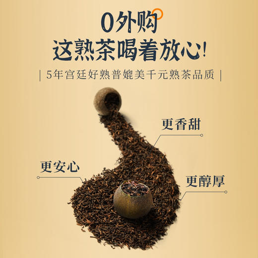 *买一送一*2024年茶妈妈柑普茶120克精品礼盒装 商品图2