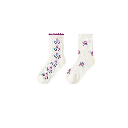 【实体店同款】女童中袜两双装秋季新款安奈儿童装JG537493 商品图4