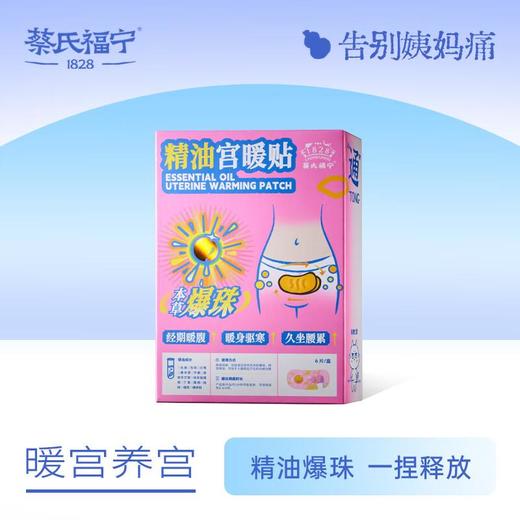 蔡氏福宁 精油宫暖贴（6片装） 商品图0