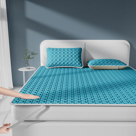 A类加厚12mm乳胶凉席 【冰凉体验❄️】挑战40℃高温不怕热！A类抗菌+可机洗，睡出清凉好睡眠✨ 商品图7