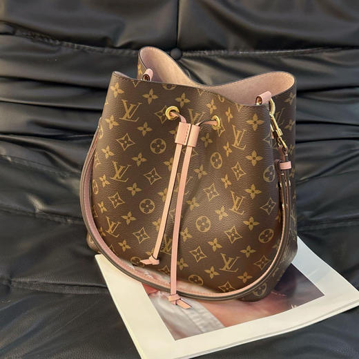 Lv neo 粉色 老花 水桶包 商品图0
