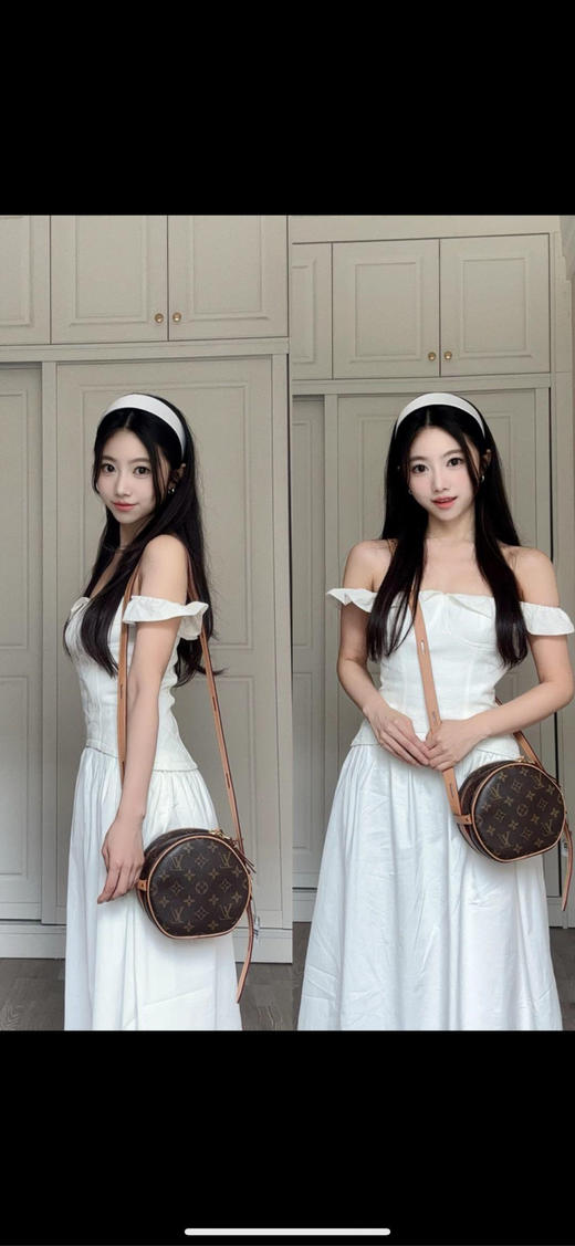 LV 圆饼 小号 老花 斜挎包 商品图2