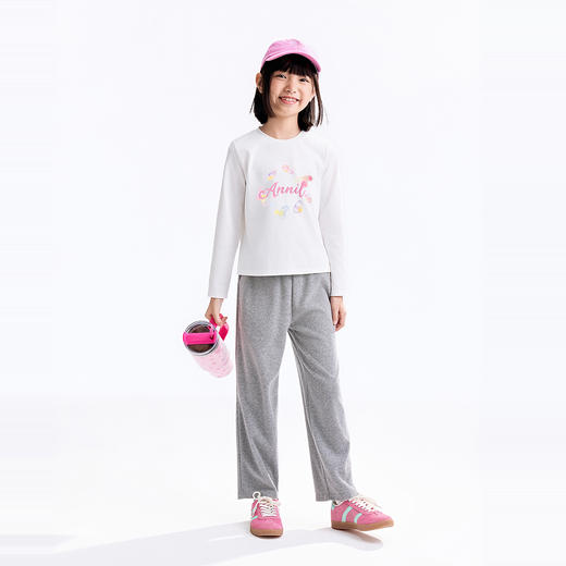 【实体店同款】女童全腰针织裤秋季新款安奈儿童装AG536004 商品图5