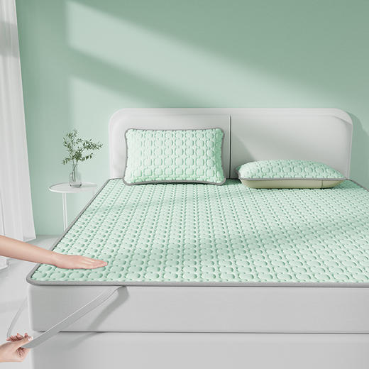 A类加厚12mm乳胶凉席 【冰凉体验❄️】挑战40℃高温不怕热！A类抗菌+可机洗，睡出清凉好睡眠✨ 商品图8