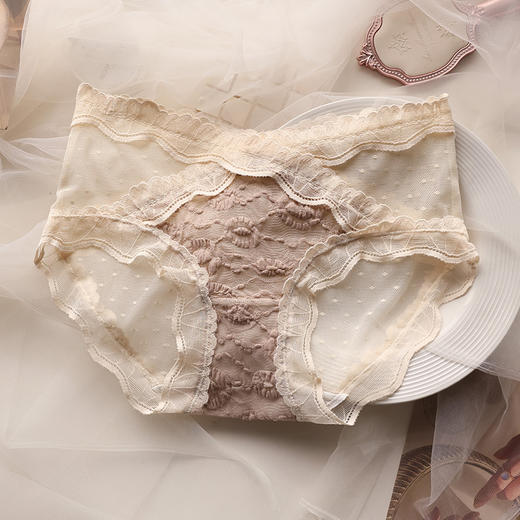 【速抢6条！轻薄无痕，性感蕾丝✨】大码女士必备！纯棉底裆轻薄透气三角裤，舒适又健康💃 商品图6
