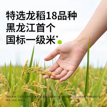 田喜粮鲜有机长粒胚芽米龙稻18当季新米一级米易熟营养粥米450g老少皆宜 /粮油调味 /杂粮 /谷米类 商品图2