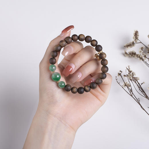 xy0441沉香+非洲翠莲蓬手串 商品图7