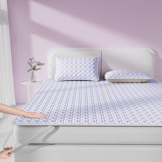A类加厚12mm乳胶凉席 【冰凉体验❄️】挑战40℃高温不怕热！A类抗菌+可机洗，睡出清凉好睡眠✨ 商品图6