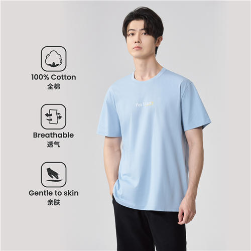 佐丹奴男装25年新款纯棉T恤衫01095302 商品图0