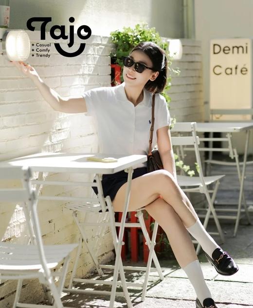 拉夫体制内精简气质百搭多穿针织小开衫POLO衫 商品图7