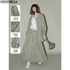 【限时特惠】COCOBELLA设计感工装拉链外套明线装饰轻薄棒球服夹克SC7006 商品缩略图0