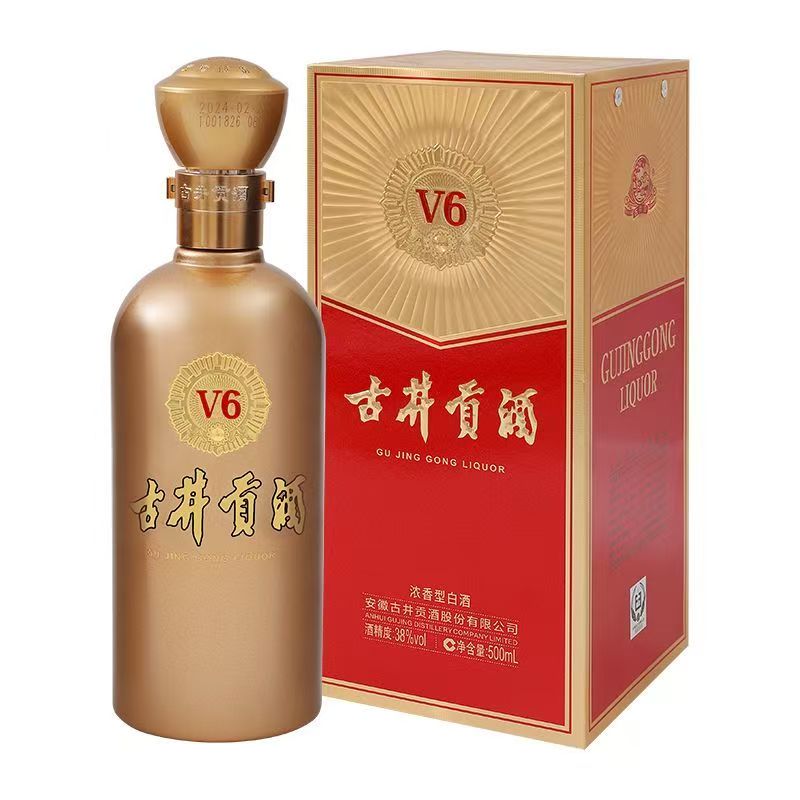 [白酒]古井贡V6浓香型38度500ml