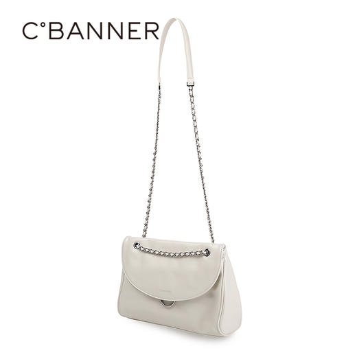 千百度秋季纹理包面拉链包带背提包A25406933 商品图3