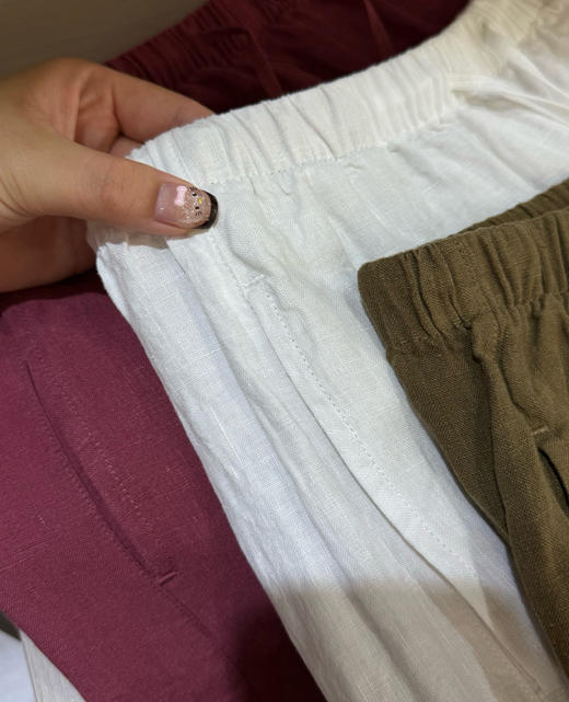 外贸原单100%汉麻七色女裤哈伦裤063006 商品图9