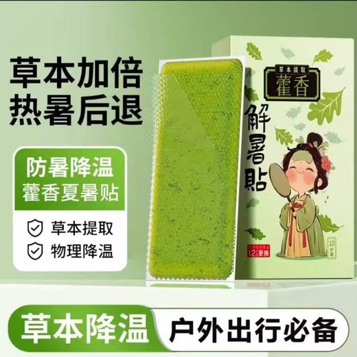 【外出必备】藿香降温解暑贴 5包/10包 商品图2