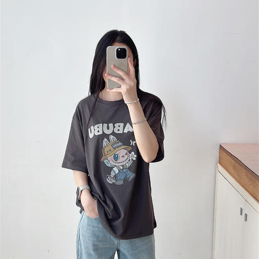 圆领短袖T恤百搭显瘦短袖上衣短袖T 商品图1