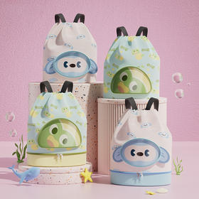 【干湿分离包包】2025夏季卡通儿童干背包带鞋仓 泳衣包收纳袋旅行沙滩包双肩包