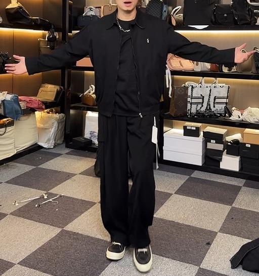 松紧腰工装长裤 商品图3