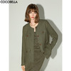 COCOBELLA名媛小香风羊毛外套质感金属扣箱型毛呢外套WL7060 商品缩略图0