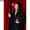 COCOBELLA重工钉珠亮片花呢西装女精致优雅小香风外套SI3017 商品缩略图0