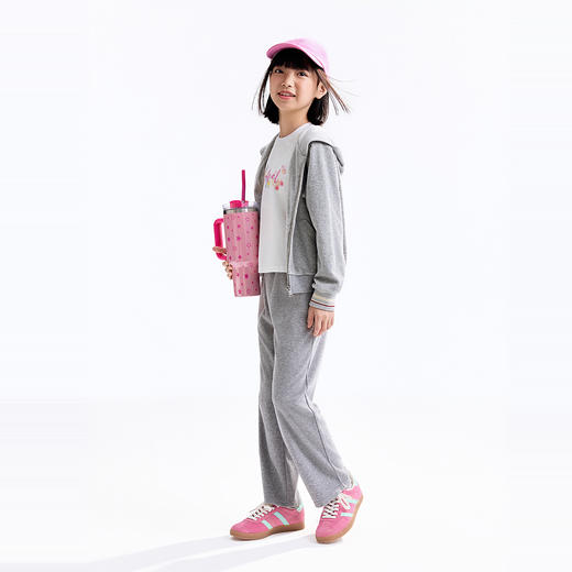 【实体店同款】女童针织夹克外套秋季新款安奈儿童装AG535015 商品图5