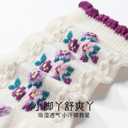 【实体店同款】女童中袜两双装秋季新款安奈儿童装JG537493 商品图3