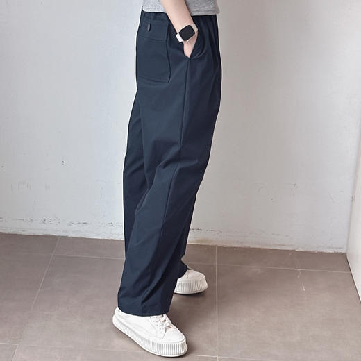新款高腰宽松显瘦垂感裤子休闲裤 商品图4
