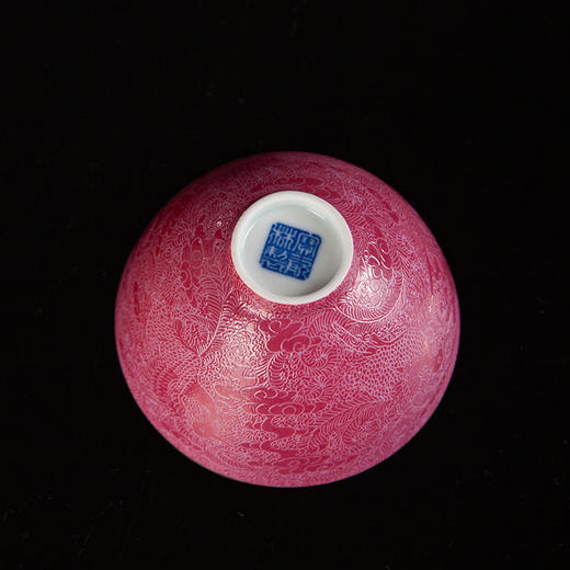 宝瓷林红地扒花云鹤西施杯 商品图4