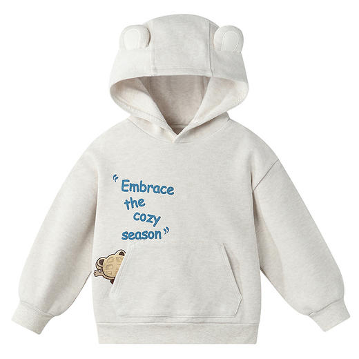 【实体店同款】男童带帽长袖卫衣秋季新款安奈儿童装XB531019 商品图5