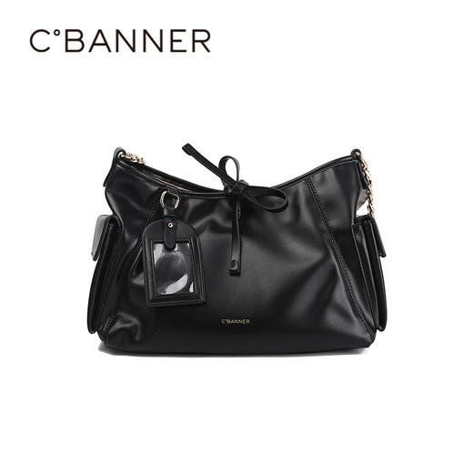 千百度秋季都市时尚女性手工感背提包A25406830 商品图2