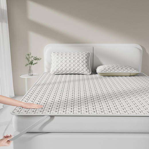 A类加厚12mm乳胶凉席 【冰凉体验❄️】挑战40℃高温不怕热！A类抗菌+可机洗，睡出清凉好睡眠✨ 商品图1