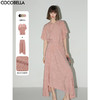 COCOBELLA[竹叶提花]新中式国风蝙蝠袖针织衫松弛感上衣TS7019-3 商品缩略图0