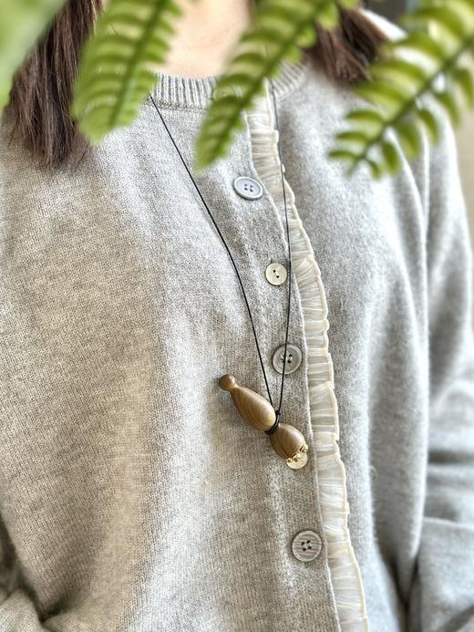 年后发！新增黄铜小青蛙按摩器~一支多用，多部位按摩❗️古法拨筋深度疏通‼️【南美檀木黄铜·小莲蓬拨筋棒】H65黄铜按摩头——促循环 ✅独特莲蓬造型，多触点按摩覆盖全面💆护肤、午休放松、居家美容必备 商品图5