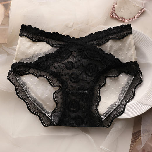 【速抢6条！轻薄无痕，性感蕾丝✨】大码女士必备！纯棉底裆轻薄透气三角裤，舒适又健康💃 商品图10