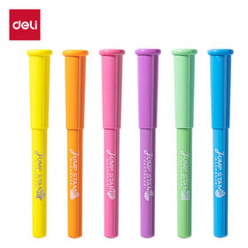 得力SK450印印酱 得力抗晕染荧光笔，缤纷色系让学习更高效，字迹清晰不晕染，学生党必备！