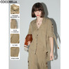【秒杀】COCOBELLA[100%莱赛尔]垂感舒适衬衫重工时尚飘带衬衣SR3050 商品缩略图0