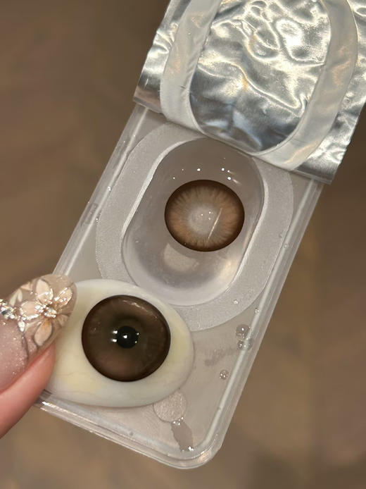 mimipark 满杯奶油 半年抛 两片 14.5mm 参考着色 14.5mm 基弧 8.6 含水 38% 新锐国货 商品图4