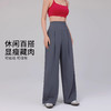 【3~5天发货】跃牌【美度空间】系列 NU裸感高腰运动阔腿裤女夏薄款宽松垂感高级感瑜伽直筒裤ADCK53004 商品缩略图2