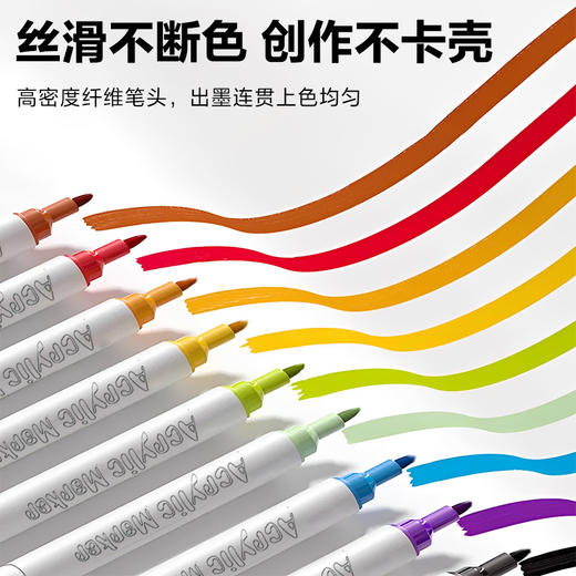 超模君120色桶装马克笔 万物皆可画 涂色不破纸 商品图4