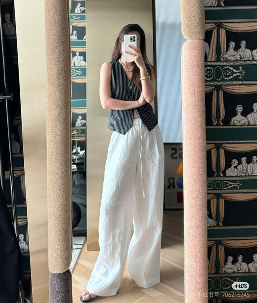 外贸原单100%汉麻七色女裤哈伦裤063006 商品图0