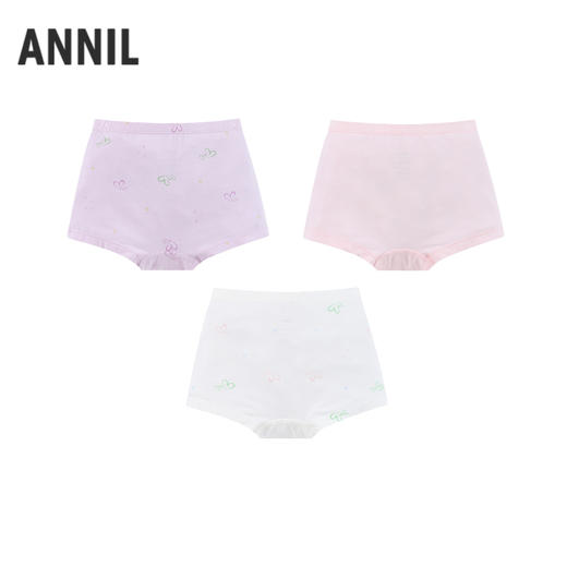 【实体店同款】女童平角裤三件装秋季新款安奈儿童装JG537232 商品图1