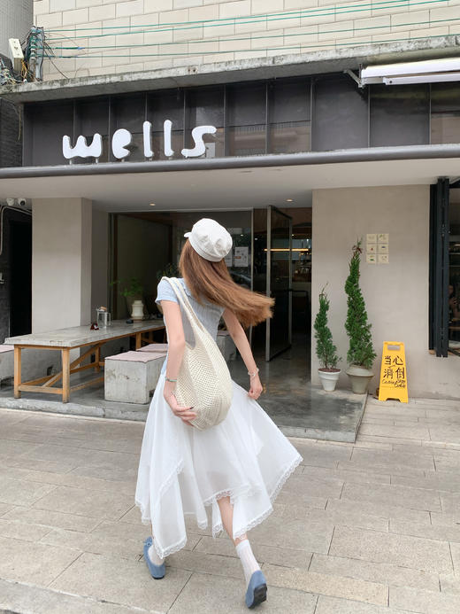 <曾小咸推荐>现货秒杀！卖完不补 ！微信打折价！花朵吊带斜肩T恤 日常99.99/件 立减50 秒杀49.99/件！！ 商品图10