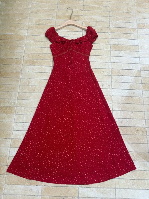 【门店同款】ENJOY夏季“夏日番情”法式波点长裙 163302951 商品图0