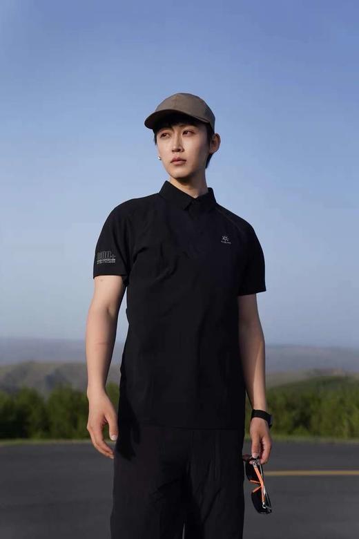 超声波工艺..KLS夏季新款男子吸湿速干防晒户外运动徒步通勤POLO衫 商品图2